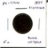 Image 1 : Great Britain. 1884 Farthing. Queen Victoria, young head. F-15.