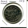 Image 1 : 1983 Prince Albert, Sask. 100th Anniversary Trade Dollar. Brilliant Uncirculated.