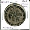 Image 1 : 1968 Regina Small Date Magnetic Trade Dollar. BU.