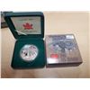 2002 Queen’s Golden Jubilee Silver Dollar. Proof. Bright White. Housed in its original green case.