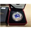 Image 2 : 2009 International Year of Astronomy $30. Coloured night sky. Proof. Sterling Silver. Housed in its 