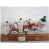 Image 2 : 6 Antique Santa Christmas Light Bulbs
