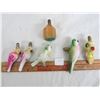 Image 3 : 6 Antique Christmas Light Bulbs Birds Ect.