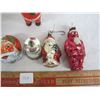 Image 3 : 6 Antique Christmas Decorations Santa Ect.