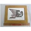 Image 1 : Clarence A. Wells Haida Thunderbird 8 inch Framed Tile