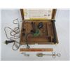 Image 2 : National Electric Tubulars Specula in Walnut Case Quackery Medicine?