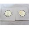 Image 2 : Two Silver 1967 Lynx Quarters