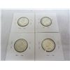 Image 2 : 4 Canadian Silver Quarters 1940,1941,1943,1947