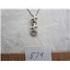 Image 2 : Sterling Necklace with Ornament