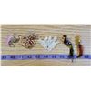 Image 1 : Vintage bird brooches