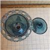Image 4 : carnival glass candy dish with lid. Indiana glass Lustre dish with lid