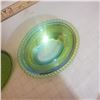 Image 2 : large  Hen on a nest with Lid lustre Carnival Indiana Glass