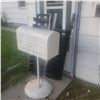 Image 1 : Large Metal standing  Mailbox heavy steel base