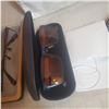 Image 3 : prescription Eye glasses sunglasses with case lot and Micronata lit magnifier
