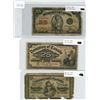 Image 1 : 3 - 25 cent Paper Shin Plasters 1923, 1900, & 1870
