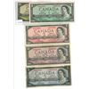 Image 1 : 5 - 1954 CDN Bills, $1, $2, $5, & $20