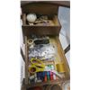 Image 7 : Fold out sewing basket and contents