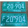 Image 1 : 1965 Pair of SK licence plates