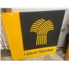 Liquor vending sign - Plastic - 36