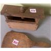 Image 2 : Butter press and wooden paddle