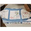Image 2 : HAND EMBROIDERED CHIDLRENS QUILT TWIN SIZE