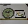 Image 1 : PEWTER DUCK TRAY + DUCKS UNLIMITED PIN COLLECTION