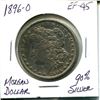 Image 1 : 1896O BETTER DATE MORGAN SILVER DOLLAR