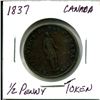 Image 1 : 1837 PROVINCE OF CANADA 1/2 PENNY