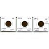 Image 1 : LOT OF 3 INDIAN HEAD CENTS 1881, 1899, 1902