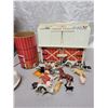 Image 1 : FISHER PRICE FARM SET WITH ANIMALS 1970'S