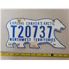 Image 1 : NWT LICENSE PLATE