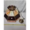 Image 1 : 1970'S LEADED GLASS LIGHT FIXTURE