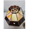 Image 2 : 1970'S LEADED GLASS LIGHT FIXTURE