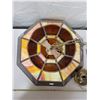 Image 3 : 1970'S LEADED GLASS LIGHT FIXTURE