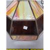 Image 7 : 1970'S LEADED GLASS LIGHT FIXTURE