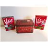 Image 1 : VELVET & T&B RENOWNED TOBACCO TINS