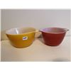 Image 1 : 2 FIRE KING BOWLS 7.5" & 6"