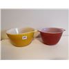 Image 2 : 2 FIRE KING BOWLS 7.5" & 6"