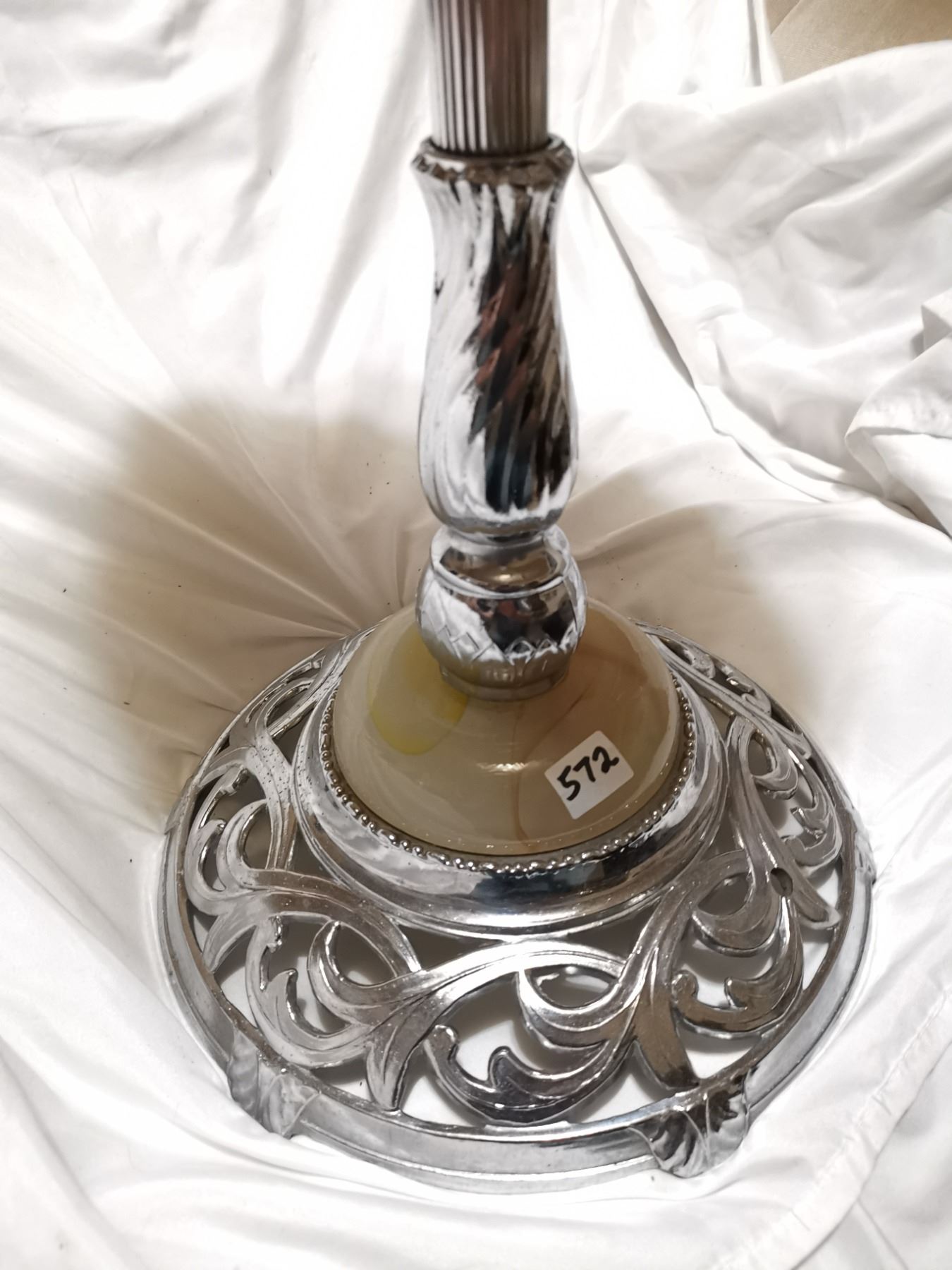 VINTAGE ASHTRAY STAND WITH LIGHTER