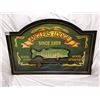 Image 1 : WOODEN ANGLERS LODGE SIGN 23" X 16"