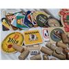 Image 4 : BIG LOT OF BEER COASTERS + ALL DIFFERENT WINE CORKS