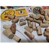 Image 5 : BIG LOT OF BEER COASTERS + ALL DIFFERENT WINE CORKS