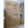 Image 2 : TWO IMPORTANT DATES NEWSPAPERS 1919 P.A. MAY 8TH 1945 WWII ENDS