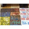 Image 2 : LOT OF 22 LICENSE PLATES