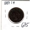 Image 2 : 675 1887 LARGE CENT