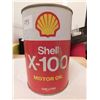 Image 3 : 793 SHELL X=100 MOTOR OIL FULL TIN