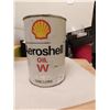 Image 2 : 794 AEROSHELL OIL W ONE LITER NO OPENINGS BUT NEARLY EMPTY