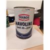 Image 1 : 796 TEXACO HALVOLINE SAE 20 20W 1 LITER FULL