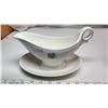 Image 1 : RARE FIND "Saskatoon Sanitorium" Ceramic gravy boat with plate - John Maddock & Sons ltd