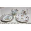 Image 2 : Royal Albert cups & saucers "Petit Point" & Silver birch - China